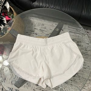 White lululemon shorts!